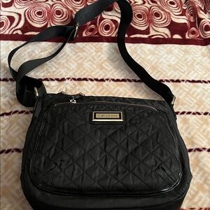 Calvin Klein Black Quilted Crossbody Bag